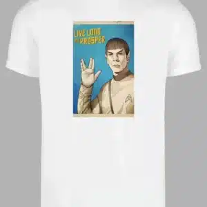 camiseta de  Live Long and Prosper fan art