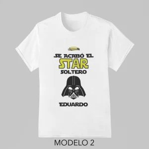 camiseta de  personalizada Star Wars