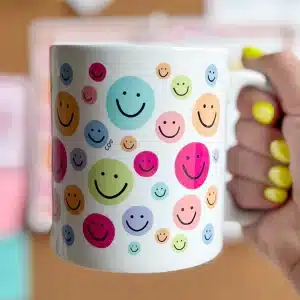 Mug Smiley Face personalizado