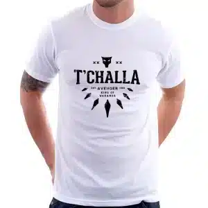 camiseta de  T'Challa fan art